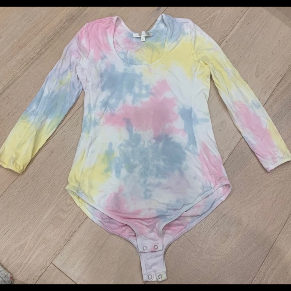 Loveshackfancy helene tie dye body suit